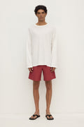 Slim Fit Raisin Swim Short
