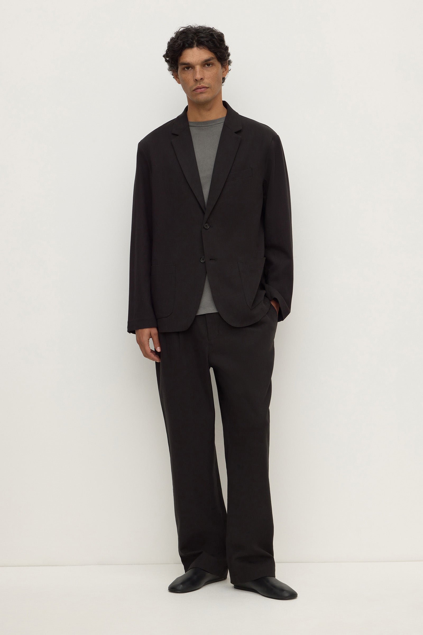 Slim Fit Black Blazer