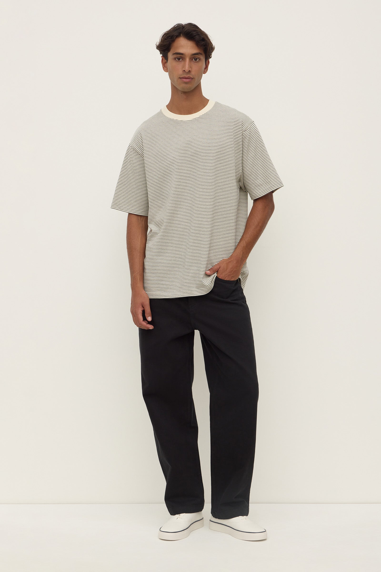Relaxed Fit True Black Denim Jean