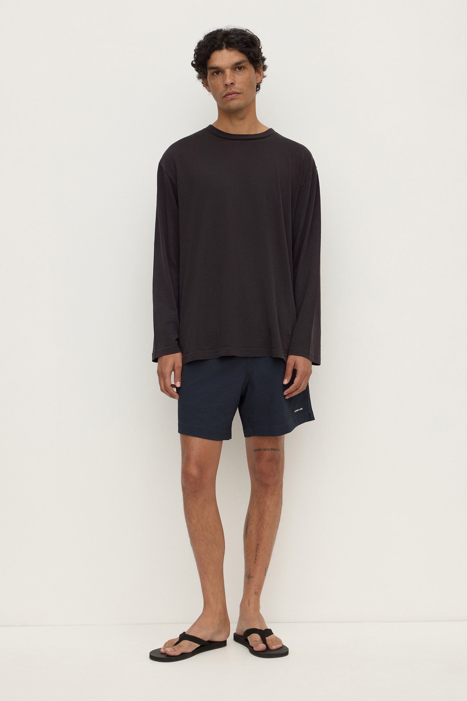 Standard Fit True Navy Swim Short