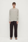 Relaxed Fit Black Linen Pant