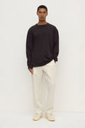 Relaxed Fit Limestone Linen Pant