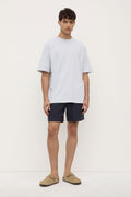 Relaxed Fit True Navy Linen Short